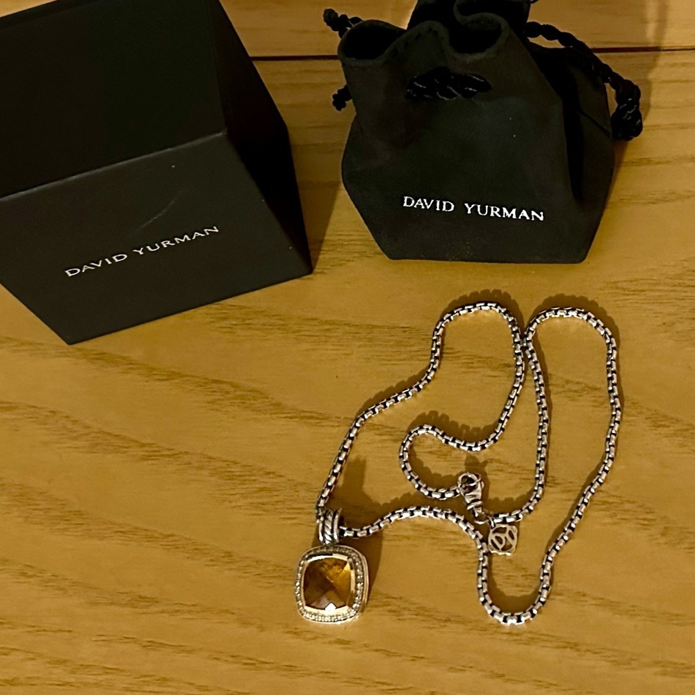 Vintage David Yurman citrine necklace